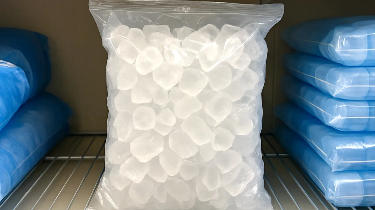 Eis und Eisklötze"